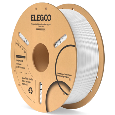 Elegoo PLA White 1,75 mm / 1000 g Paper Spool