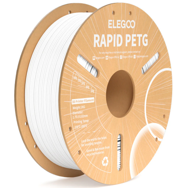 Elegoo Rapid PETG White 1,75 mm / 1000 g Paper Spool