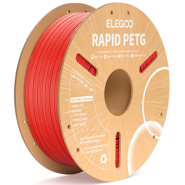 Elegoo Rapid PETG Red 1,75 mm / 1000 g Paper Spool